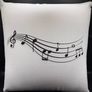 Music Notes Pressure Activated Massage Pillow